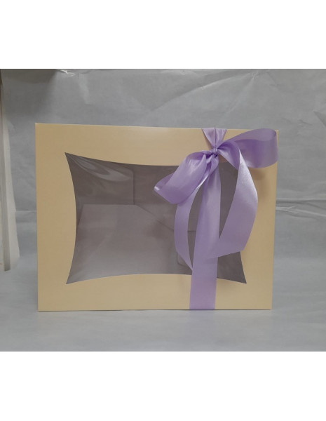 SCATOLA  LUXURY CON TRASPARENZA...