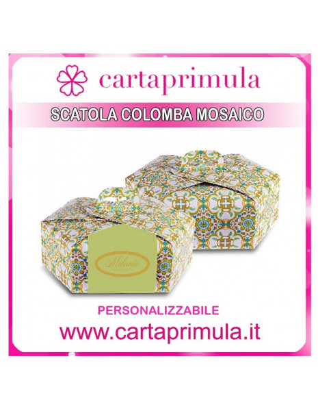 SCATOLA COLOMBA ESA MOSAICO VERDE 24