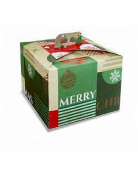 SCATOLA PANETTONE MERRY CHRISTMAS...