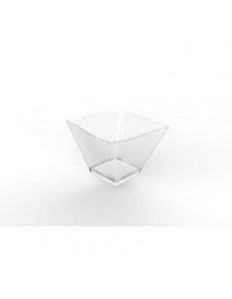 BICCHIERINO QUADRO CC60 TRASPARENTE...