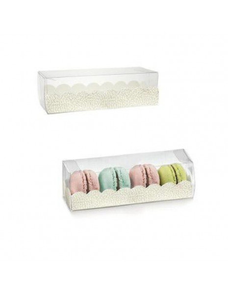 SCATOLA - PORTA MACARONS - 16x5x5 cm...