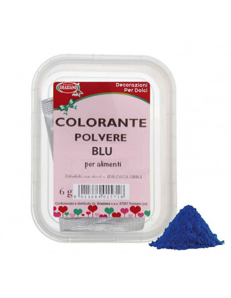 COLORANTE ALIMENTARE IN POLV. BLU gr.6