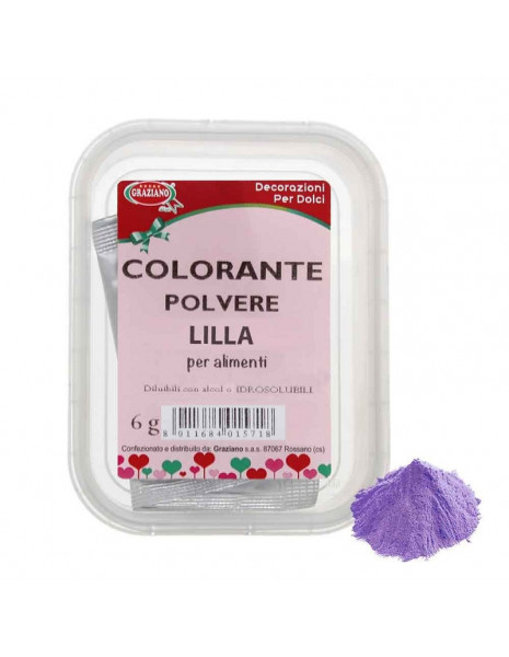 COLORANTE ALIMENTARE IN POLV.LILLA GR.6