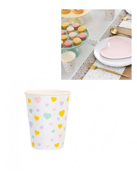 BICCHIERI cc250 CANDY HEARTS PZ 8