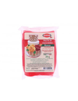 PASTA DI ZUCCHERO ROSSO gr 250