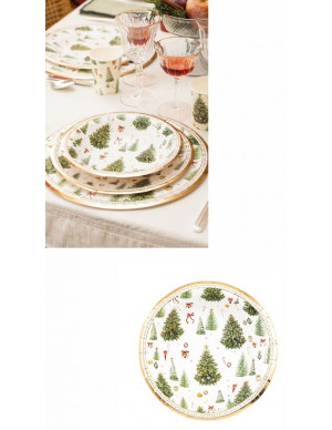 PIATTO FONDO PZ 8 CHRISTMAS...