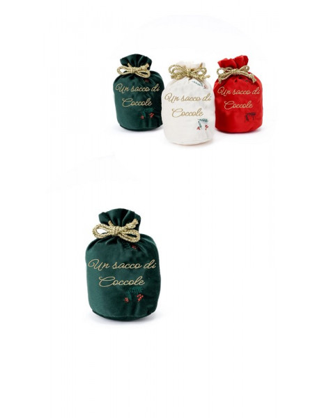 SACCHETTO DI VELLUTO CM 10X17 VERDE