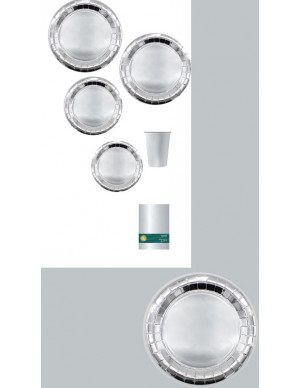 SOTTOPIATTI ARGENTO CM 32 PZ 8