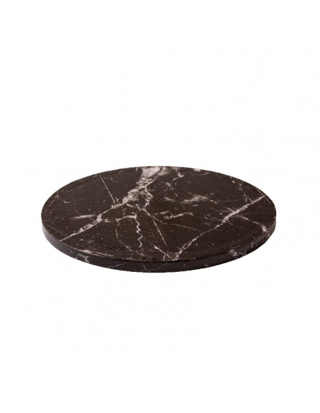 SOTTOTORTA TONDO 36cm EFFETTO MARMO NERO
