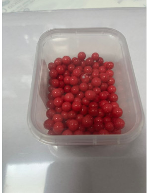 SFERICI ROSSO 8MM DA 100GR