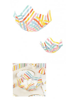 PORTA CONFETTI PET RIGHE...