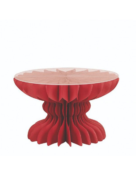 ALZATINA DI CARTA ROSSA CM25XH16CM
